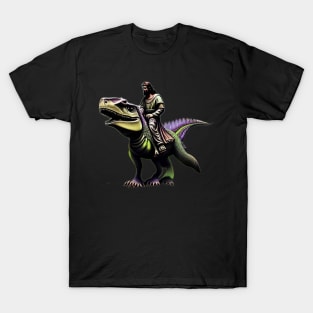Jesus Christ on a Dinosaur T-Shirt